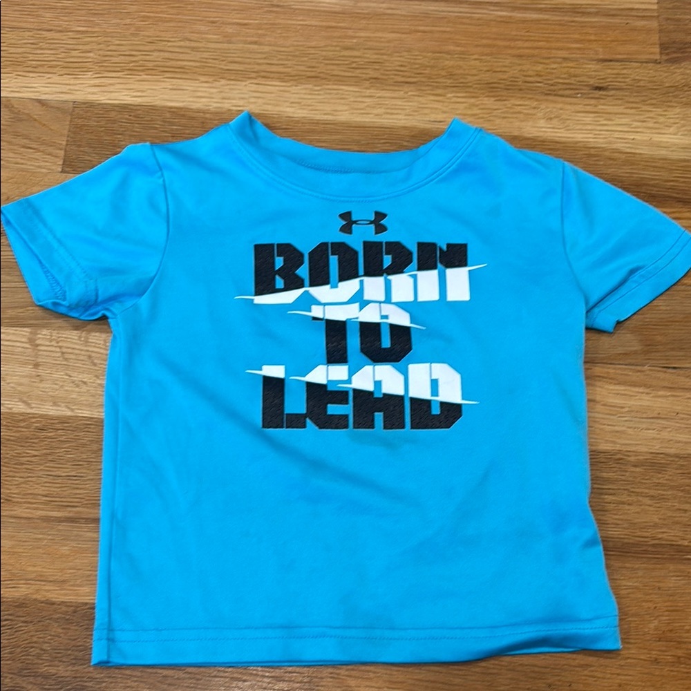 Under Armour Blue Short Sleeve Tee Born to Lead